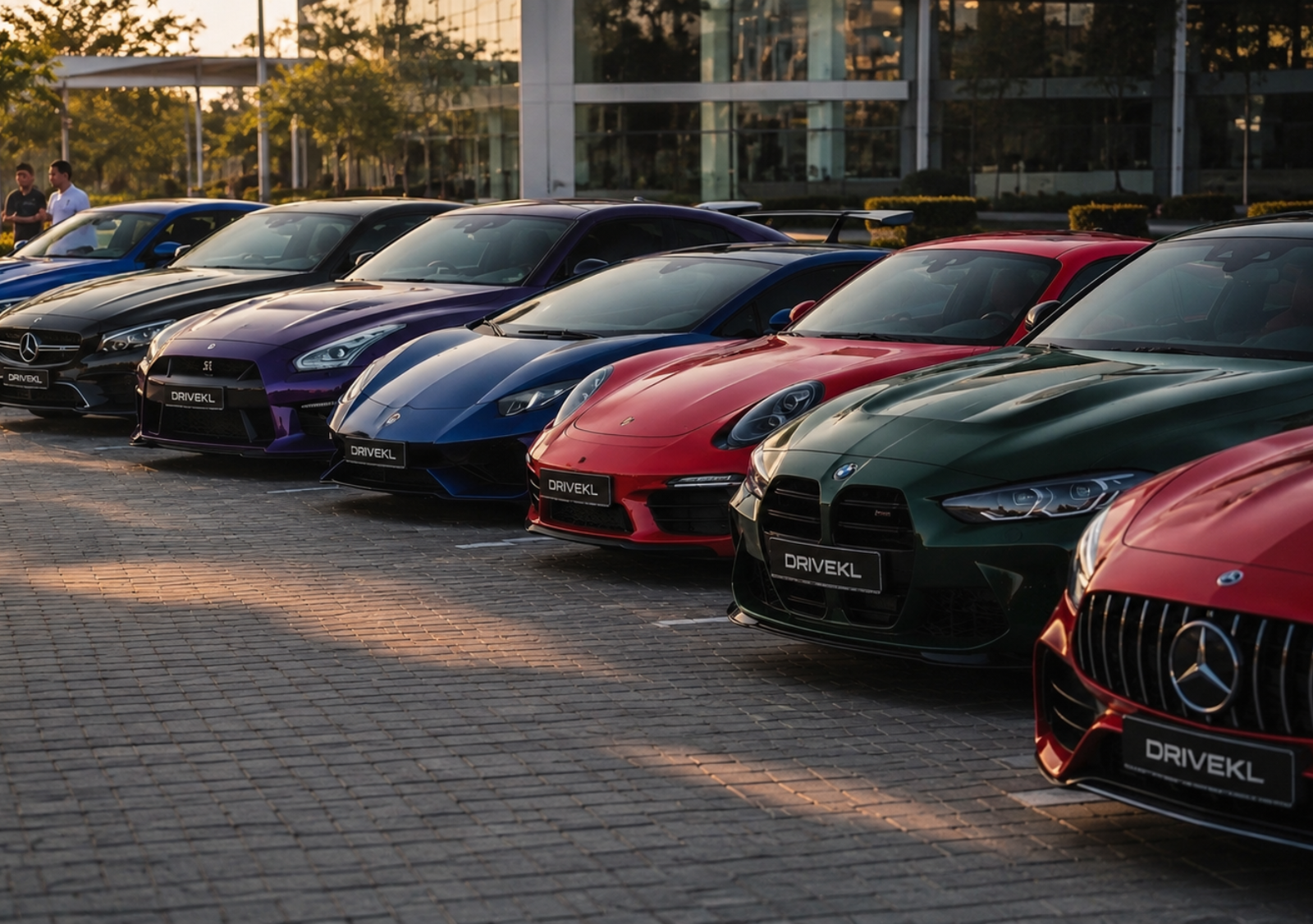 DRIVE KL luxury supercar fleet lineup - Mercedes-AMG, BMW, Porsche, Lamborghini, Nissan GT-R rental Kuala Lumpur